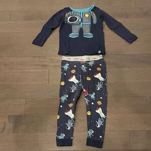 GAP Kids Navy Blue Space Astronaut Pajama Set